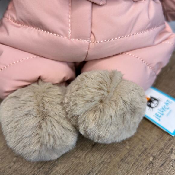 Jellycat Bashful Bunny Snowsuit NEW! FAST SHIP Jellycat Christmas Hard to Find - Picture 5 of 10